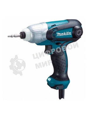 Дрель-шуруповерт Makita TD0101F, 230 Вт, 100 Нм, щеточный, ударный