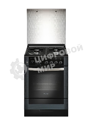 Плита газовая Gefest ПГ 6300-03 0046 черный, конфорок 4 шт, духовка 52 л, 60 см x 85 см x 60 см