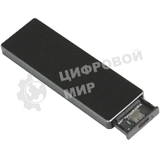 Внешний корпус SSD AgeStar 31UBVS6C NVMe/SATA алюминий черный M2 2280 м