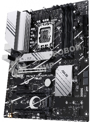 Материнская плата ASUS PRIME H770-PLUS, LGA 1700, Intel H770, 4xDDR5, 4xSATA, 3xM.2 PCIe 4.0 x4, 1xPCIe 5.0 x16, 2xPCIe 4.0 x4, 1xHDMI, 1xDP, 1xUSB-C 3.2 Gen 2, 2xUSB 3.2 Gen 2, 3xUSB 3.2 Gen 1, 1x 2.5Gb LAN, 3x3.5 мм, 7.1, ATX