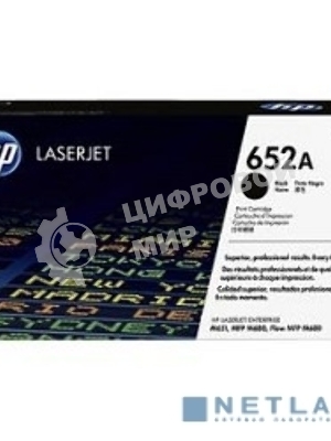Тонер Картридж HP 652A CF320A черный для HP CLJ M651dn (11000стр.)