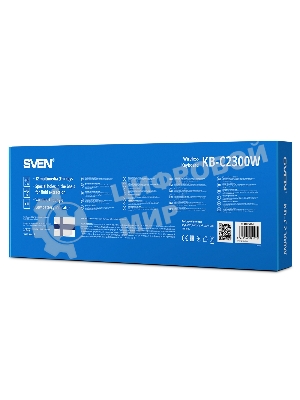 Клавиатура SVEN KB-C2300W беспроводная, радиоканал, чёрный