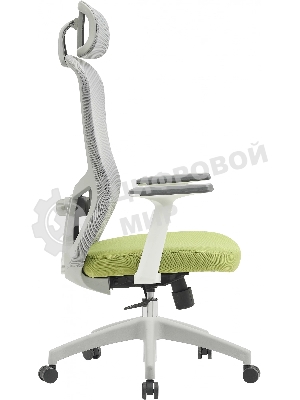 Кресло Cactus CS-GMC515-GYGN серый, сетка, подголовник