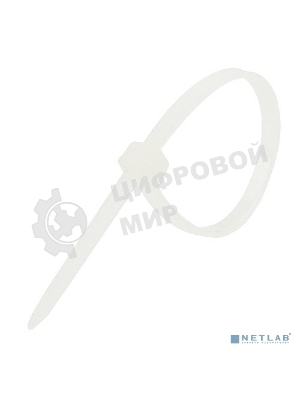 Хомут кабельный Rexant 7.6х500 нейл. белый (уп. 100 шт)