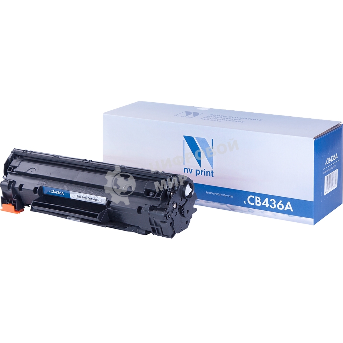 Картридж лазерный NVPrint совместимый HP CB436A для LJ P1505/1120/1522 (2000k)
