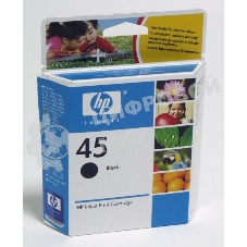 Картридж струйный HP №45 51645AE черный для HP DJ 7xxC/815C/880C/895C/9xxC/112xC/1220/6122/6127 (930 стр.)