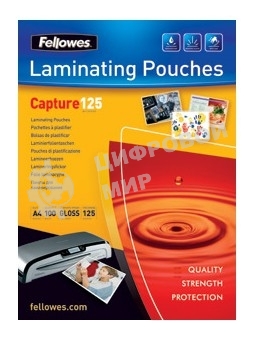 Пленка для ламинирования Fellowes, 125 мкм, A3, 100 шт., глянцевая (FS-53075)