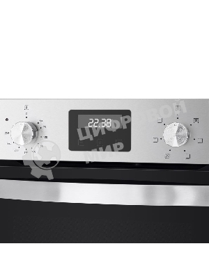 Шкаф духовой электрический Maunfeld EOEM516S, встраиваемый, 51л, дверца с 2 стеклами, нержавеющая сталь