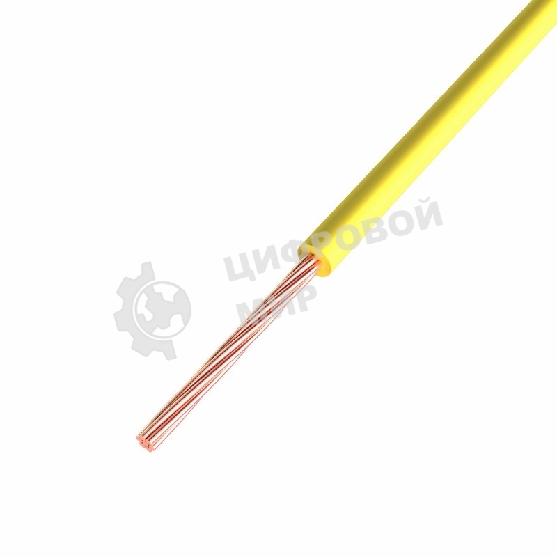 Провод ПГВА Rexant 1х1.00 мм², Cu, желтый, бухта 200 м