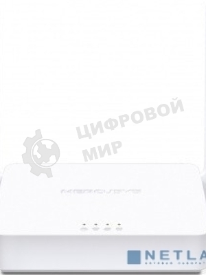 Роутер Mercusys 300Mbps Multi-Mode Wireless N Router, 2× Fixed External Antennas, 2× 10/100 Mbps LAN Ports, 1× 10/100 Mbps WAN Port, FEATURE: Access Point Mode, WPS/Reset Button, IPTV, IPv6, Beamforming, MU-MIMO, Parental Controls, Guest Network