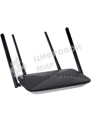 Роутер беспроводной Mercusys AC12G AC1300 10/100/1000BASE-TX черный