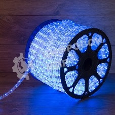 Дюралайт Neon-night LED, постоянное свечение (2W) - синий Эконом 24 LED/м, бухта 100м