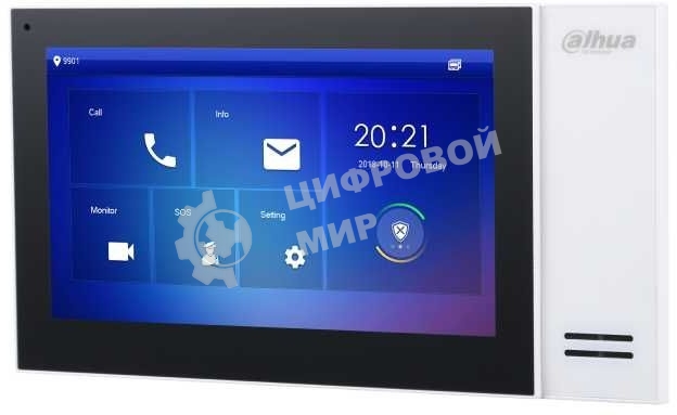 Видеодомофон Dahua DH-VTH2421FW-P белый