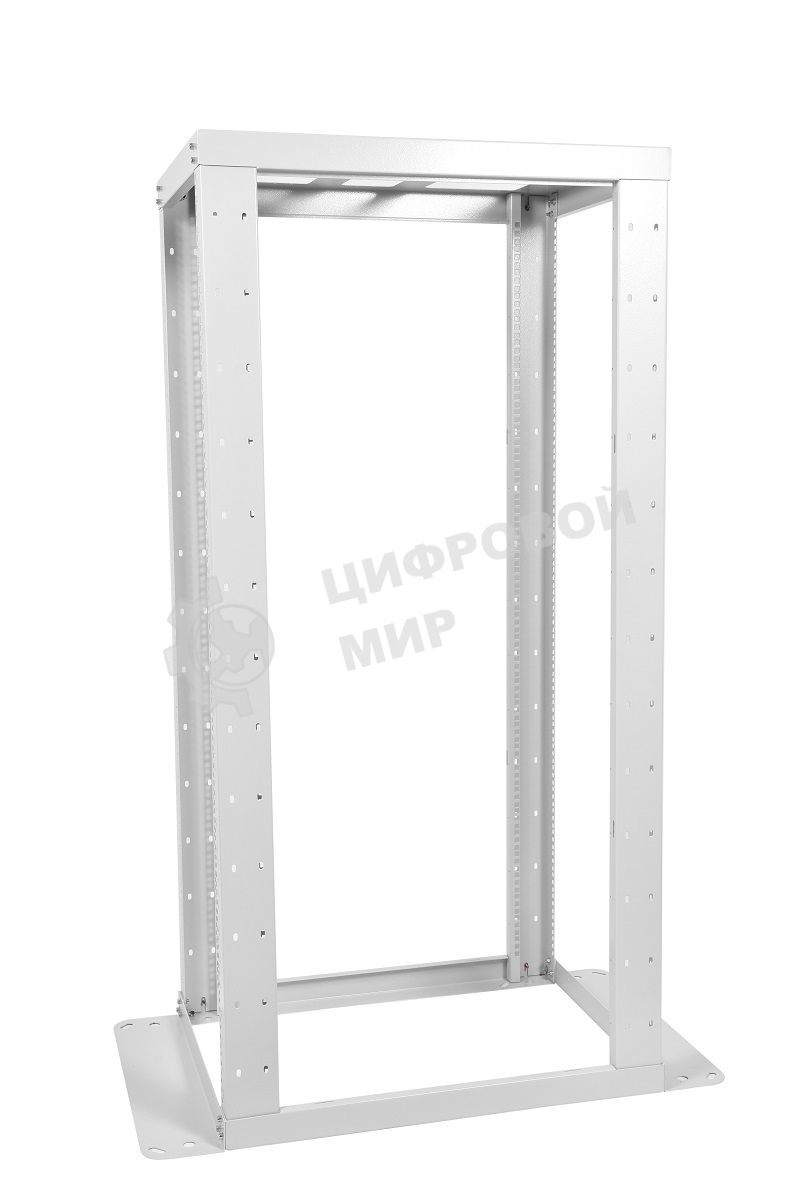 Стойка двухрамная ЦМО СТК-С-42.2.750 42U 560 мм X 1035 мм направл. закл. гайки 400 кг серый