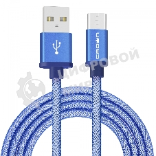 Кабель Crown USB - USB Type-C CMCU-3072C blue