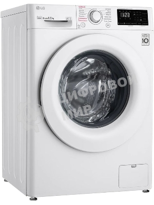 Стиральная машина LG F2V3GS3W белый, загрузка фронтальная 8,5 кг, 1200 об/мин., класс: А