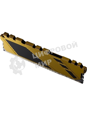Оперативная память NETAC Shadow, DDR4, 8GB (1x8GB), 3200MHz, CL16, DIMM, с радиаторами, желтый