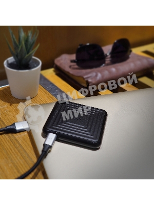 Внешний SSD 2TB Silicon Power PC60, External, USB 3.2 Type-C R/W - 540/500 MB/s черный