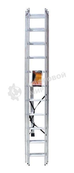 Лестница алюминиевая трехсекционная ЛА 3х11 Вихрь