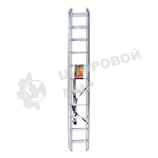 Лестница алюминиевая трехсекционная ЛА 3х11 Вихрь