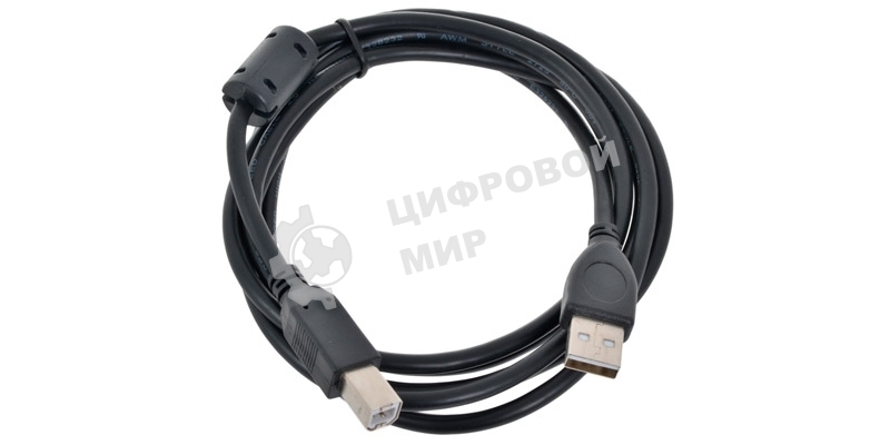 Кабель Gembird USB 2.0 PRO для соед. 4.5м AM/BM позол.конт., фер.кол., пакет