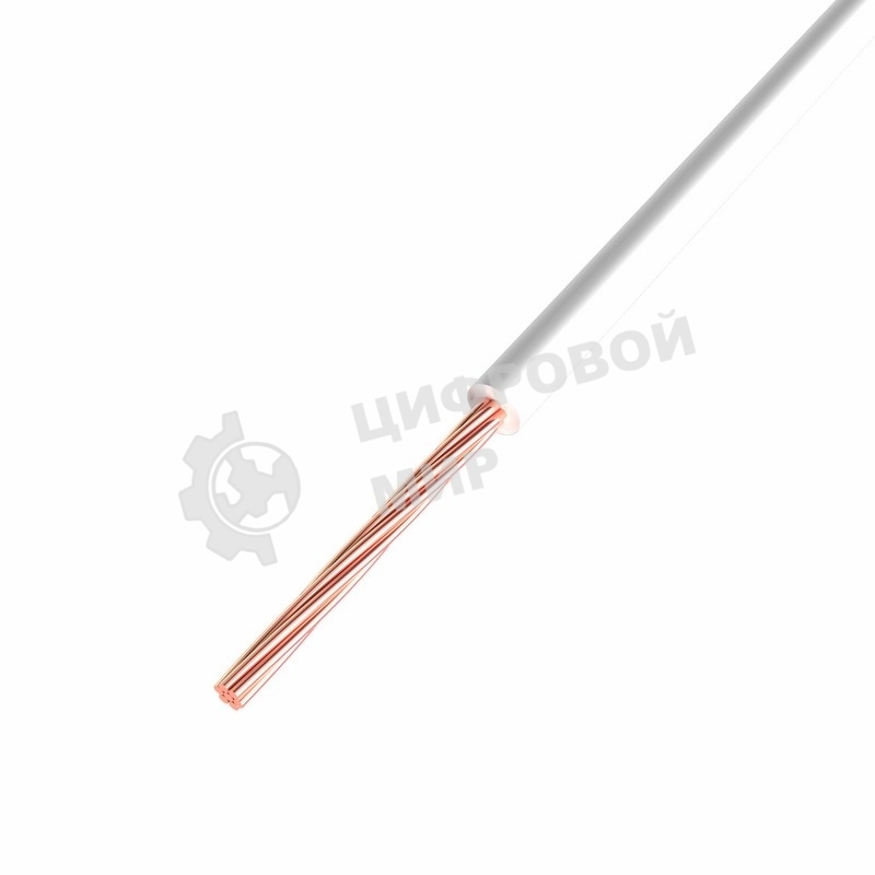 Провод ПГВА Rexant 1х1.00 мм², Cu, белый, бухта 200 м