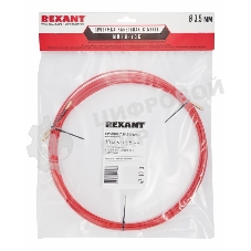 Протяжка кабельная Rexant (мини УЗК в бухте), стеклопруток, d=3,5 мм 10 м, красная