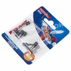 Наконечник штыревой втулочный Rexant изолированный, F-9 мм, 4 мм², НШВи 4.0-9/Е 4,0-9/Е4009, серый, в упак. 10 шт.