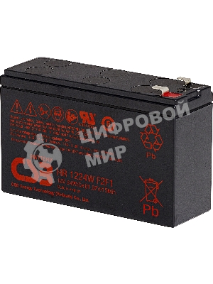 Батарея для ИБП CSB HR 1224W (12V, 5.5Ah)