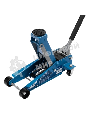 Домкрат Stels 51133 гидравлический подкатной быстрый подъем 3 т quick lift 130–465 мм профессиональный