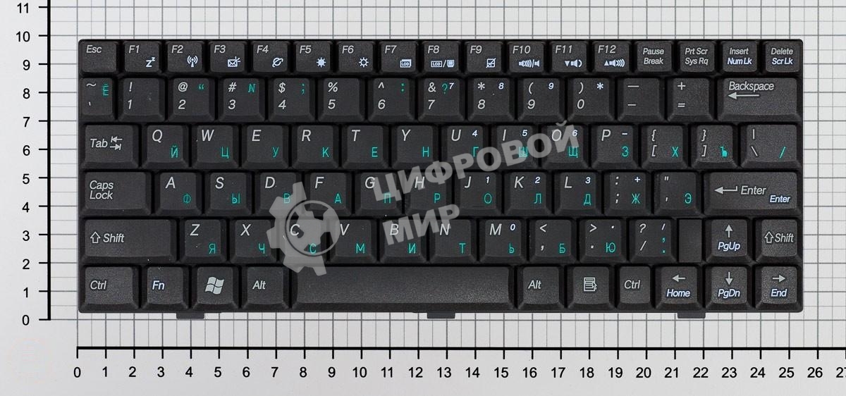 Клавиатура для ноутбука Asus U1 U1F U1E черная