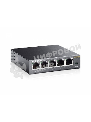 Коммутатор сетевой TP-Link SMB TL-SG105E 5-Port Gigabit Desktop Easy Smart Switch, 5 10/100/1000Mbps RJ45 ports, MTU/Port/Tag-based VLAN, QoS, IGMP Snooping