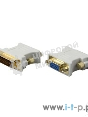 Переходник Rexant (17-6821) DVI (вилка) - VGA (розетка) GOLD