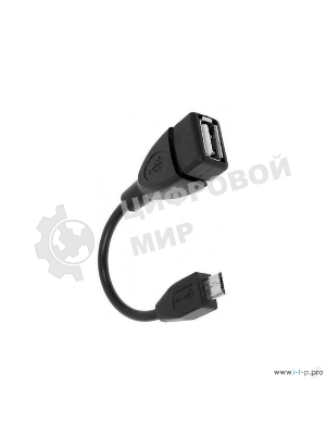 Кабель Rexant (18-1181) USB кабель OTG mini USB на USB шнур 0.15M черный