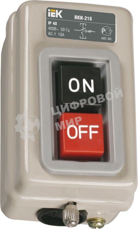 Выключатель ВКИ-230 16А 230/400В IP40 IEK KVK30-16-3
