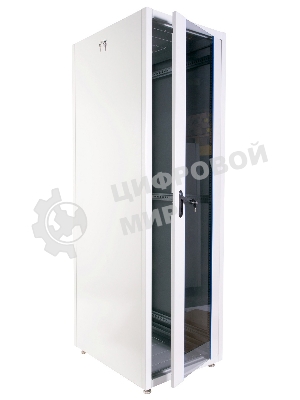 Шкаф телекоммуникационный напольный ЭКОНОМ 42U (600 × 600) дверь металл 2 шт.