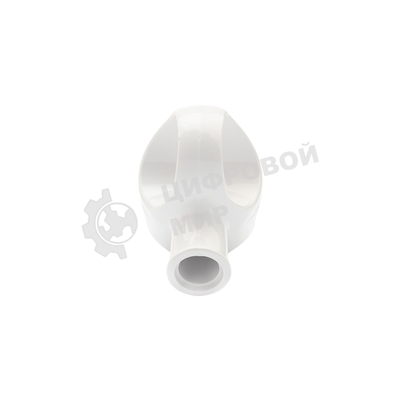 Вилка Евро Rexant угловая с з/к 16А с кольцом белая