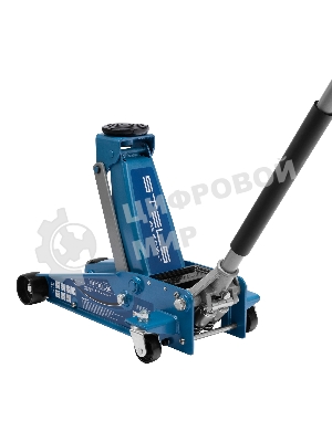 Домкрат Stels 51133 гидравлический подкатной быстрый подъем 3 т quick lift 130–465 мм профессиональный