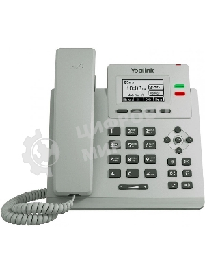 Телефон YEALINK SIP-T31P, светло-серый, 2 аккаунта, PoE, шт
