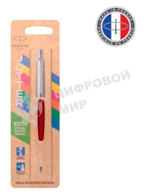 Ручка шариковая Parker Jotter Originals K60 (CW2096857) Red CT, M, синие чернила, блистер