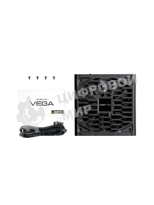 Блок питания Chieftec Vega PPG-850-S, 850Вт, 80 PLUS Gold, 135мм, черный