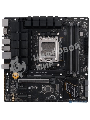 Материнская плата ASUS TUF GAMING B650M-E, AM5, AMD B650, 4xDDR5, 4xSATA, 2xM.2, 1xPCIe 4.0 x16, 2xPCIe x1, 2xDP, 1xHDMI, 1x 2.5Gb LAN, 1xUSB-A 3.2 Gen 2, 2xUSB-A 3.2 Gen 1, 4xUSB 2.0, 1xUSB-C 3.2 Gen 2, 3x3.5 мм, 7.1, mATX
