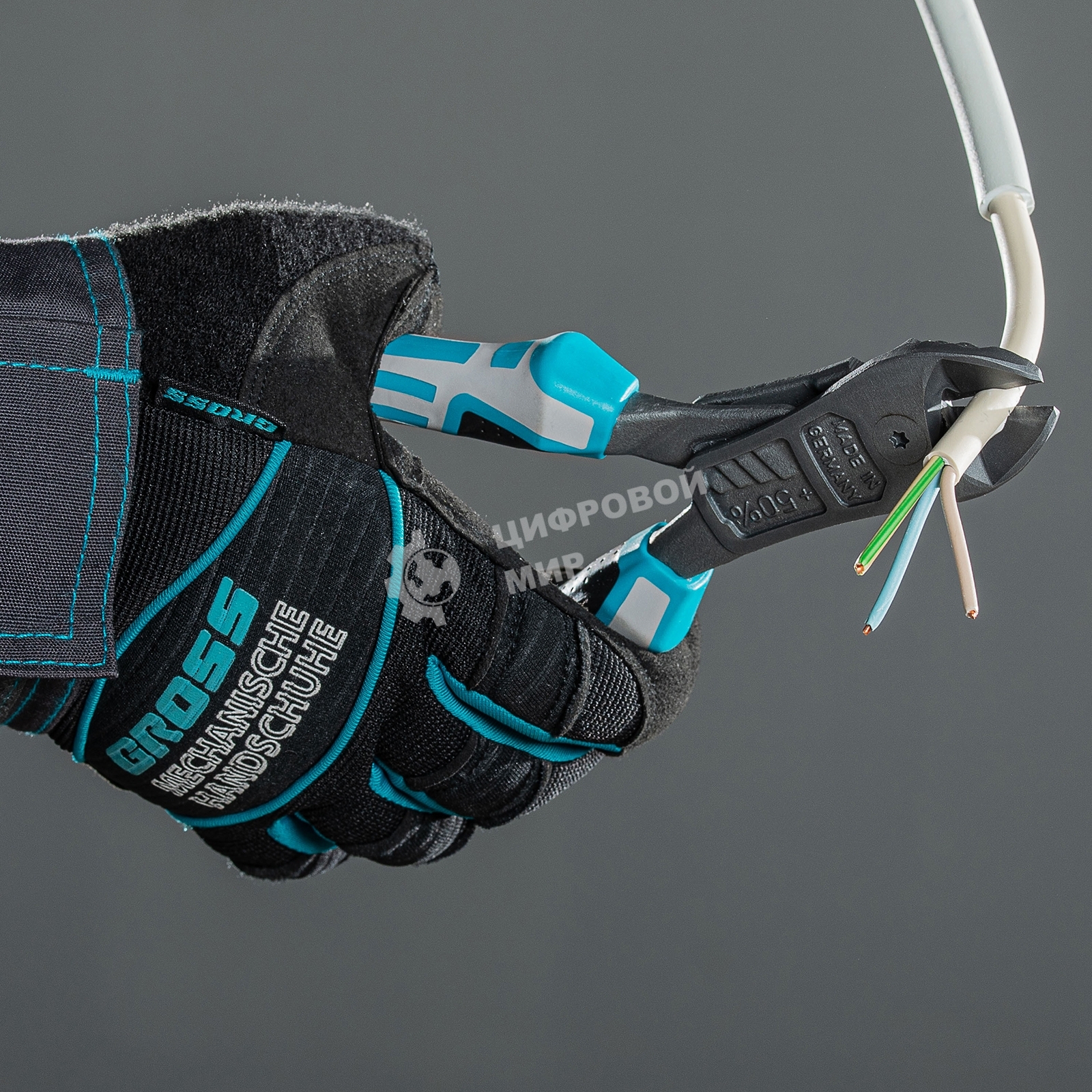 Бокорезы Gross 17575 усиленные 215 мм трехкомпонентные рукоятки