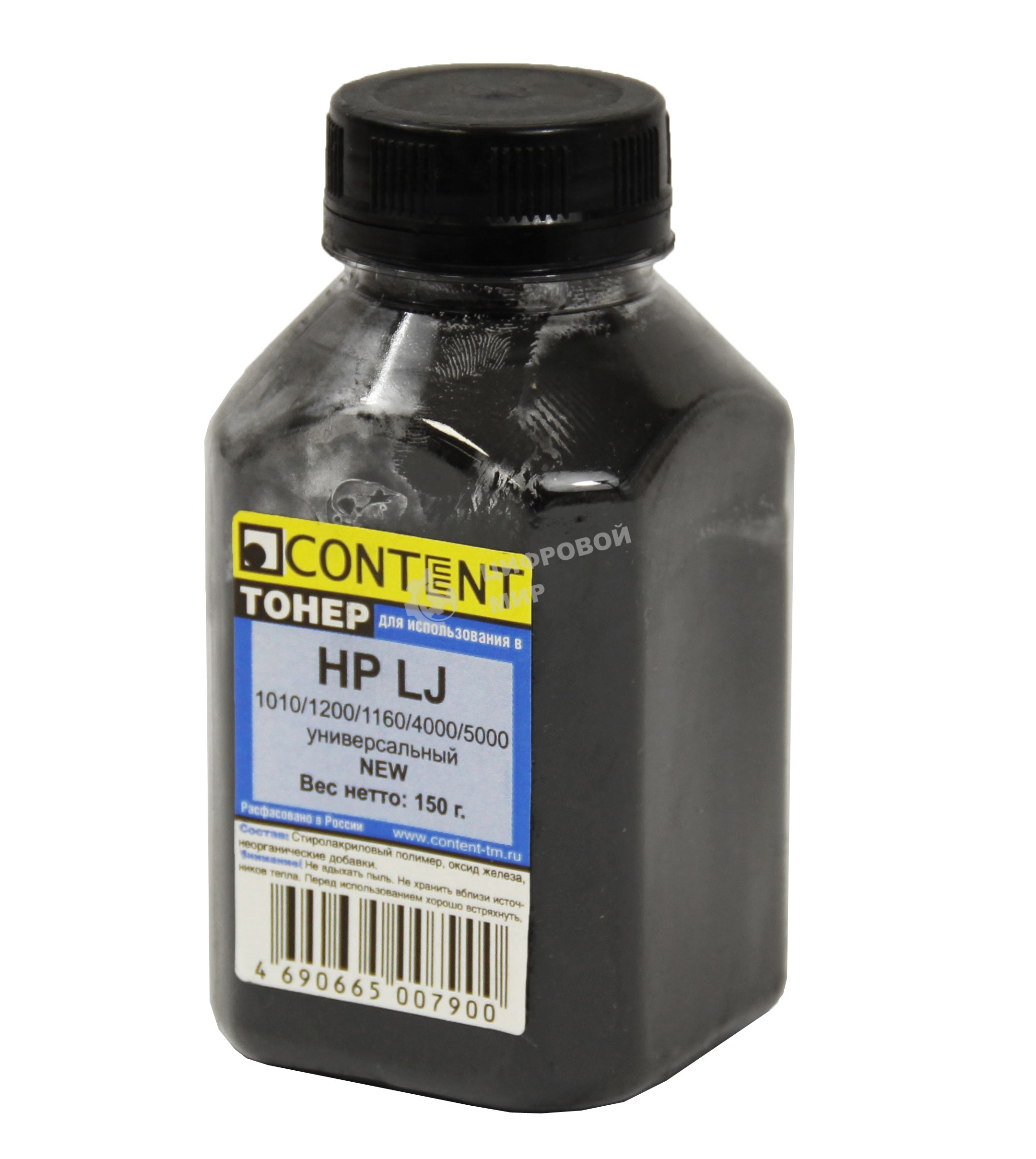 Тонер Content - для LJ 1010/1200/1160/4000/5000 new (150гр) банка универсальный