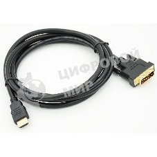 Кабель видео Behpex HDMI (m)/DVI-D (Dual Link) (m) 2м. черный