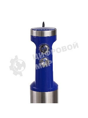 Блендер погружной Galaxy Line GL 2129, синий с серебристым, 900 Вт, 2 скорости и режим 