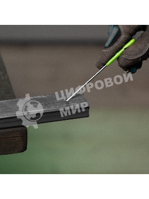 Набор надфилей алмазных Сибртех, 140х50х3, 10 шт.