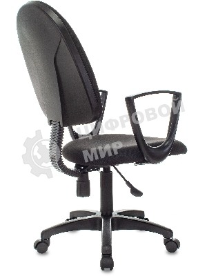 Кресло Бюрократ CH-1300N/3C11 черный, экокожа, 120 кг, механизм качания