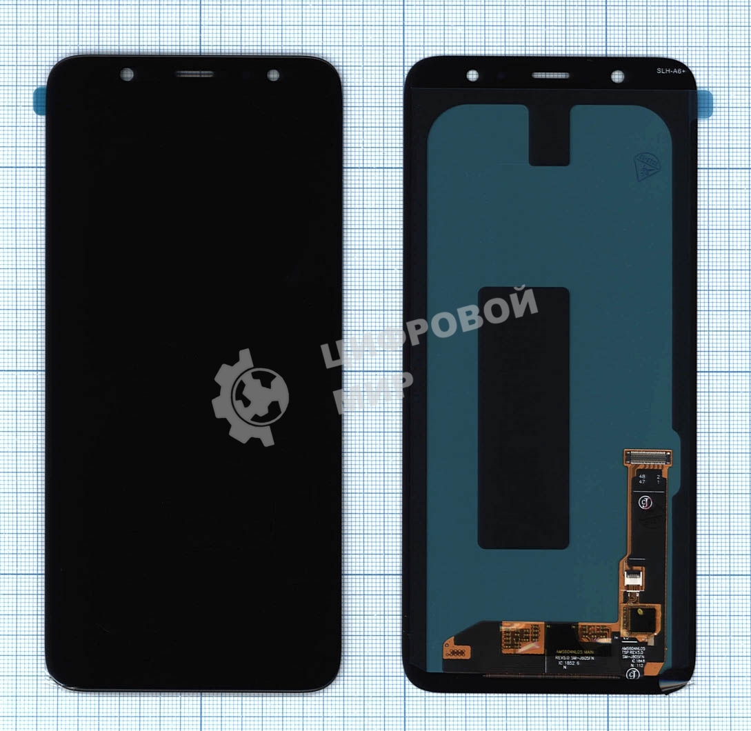 Дисплей для Samsung Galaxy A6 Plus SM-A605F OLED Full Size черный