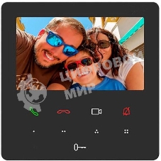 Видеодомофон HiWatch VDP-H2111W черный